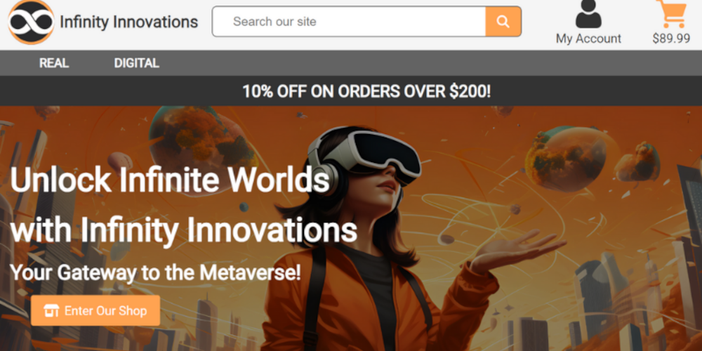 Infinity Innovations Website Showcase