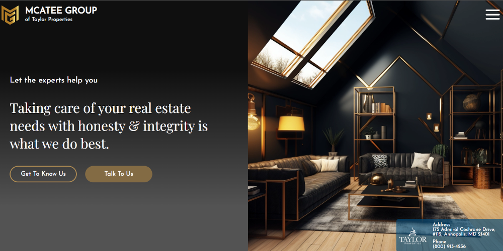 McAtee Group Website Showcase
